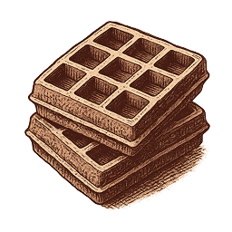 Mini Gofry Kakaowe - 13 szt.